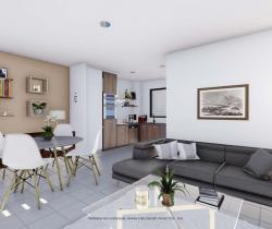 Appartement 2 pi&egrave;ce(s)  48 m2