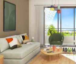 Appartement 2 pi&egrave;ce(s)  38 m2